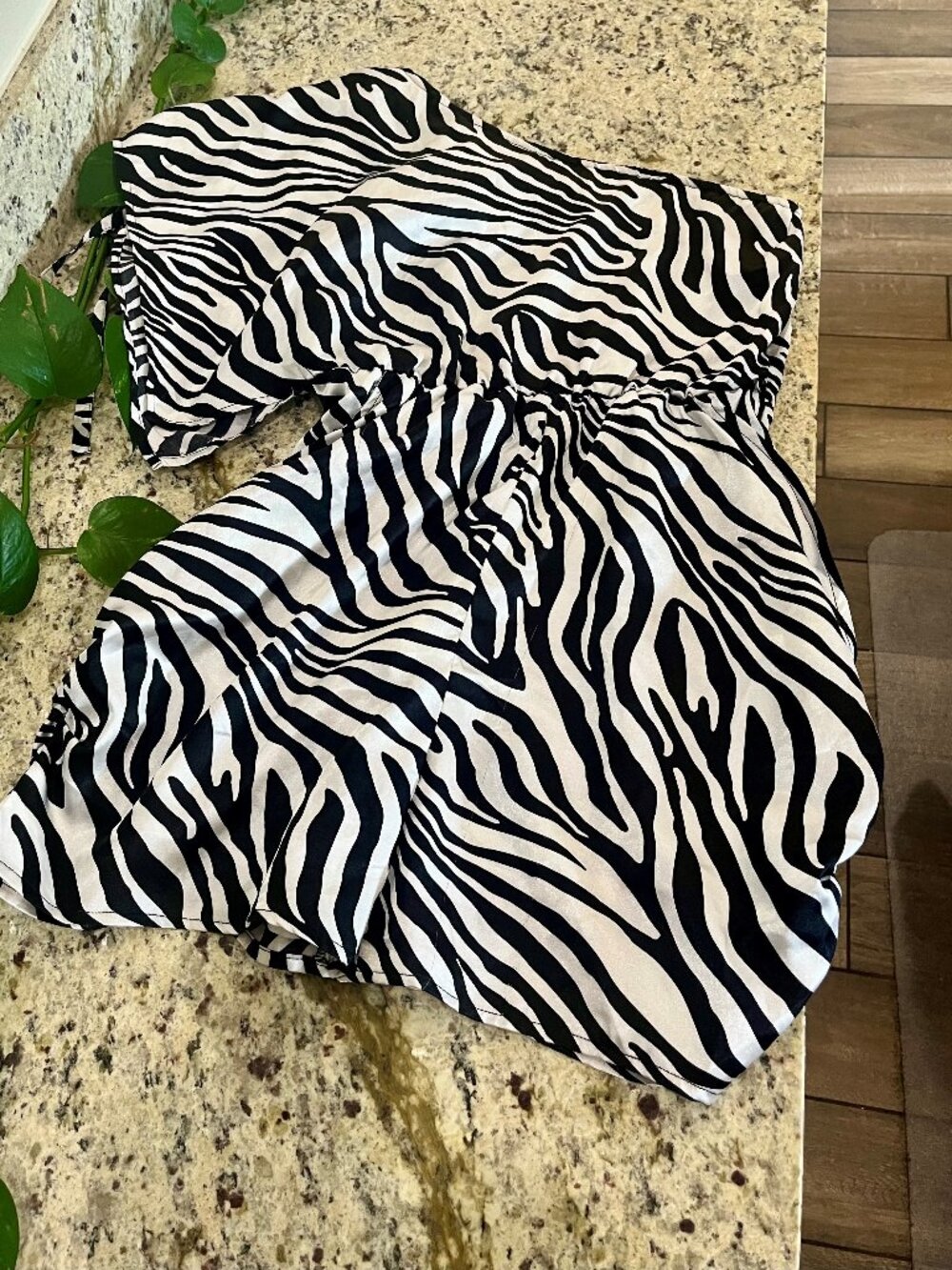 Zebra Romper